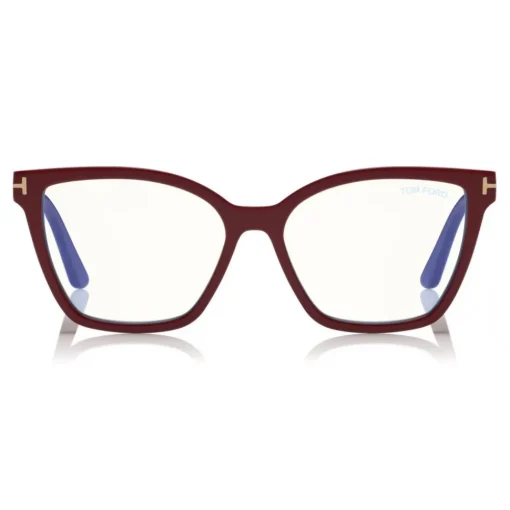 Tom Ford Eyewear Tom Ford - Double Clip On Optical Glasses - Butterfly Optical Glasses - Red - FT5641-B - Optical Glasses - - Avvenice