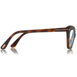 Tom Ford Eyewear Tom Ford - Double Clip On Optical Glasses - Butterfly Optical Glasses - Havana - FT5643-B - Optical Glasses - - Avvenice^ Sunglasses & Eyewear