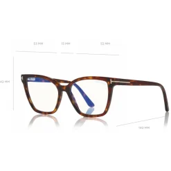 Tom Ford Eyewear Tom Ford - Double Clip On Optical Glasses - Butterfly Optical Glasses - Havana - FT5641-B - Optical Glasses - - Avvenice^ Sunglasses & Eyewear