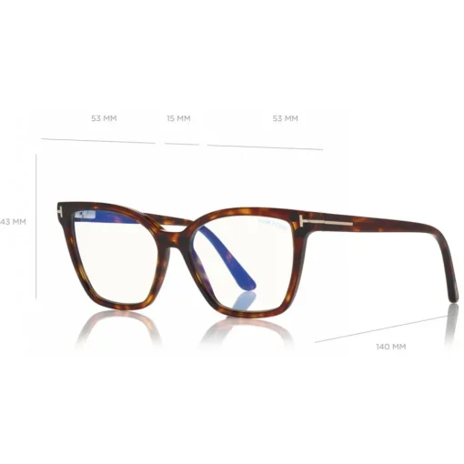 Tom Ford Eyewear Tom Ford - Double Clip On Optical Glasses - Butterfly Optical Glasses - Havana - FT5641-B - Optical Glasses - - Avvenice^ Sunglasses & Eyewear