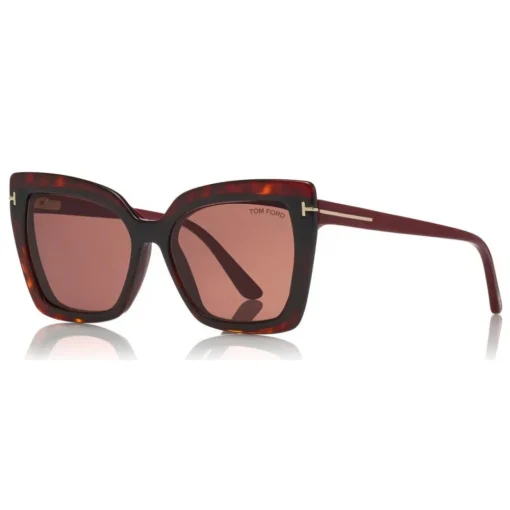 Tom Ford Eyewear Tom Ford - Double Clip On Optical Glasses - Butterfly Optical Glasses - Red - FT5641-B - Optical Glasses - - Avvenice