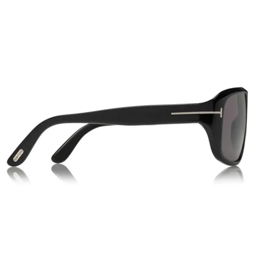 Tom Ford Eyewear Tom Ford - Duke Sunglasses - Soft Squared Acetate Sunglasses - Black - FT0754 - Sunglasses - - Avvenice