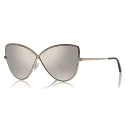 Tom Ford Eyewear Tom Ford - Elise Sunglasses - Butterfly Acetate Sunglasses - FT0569 - Silver - - Avvenice