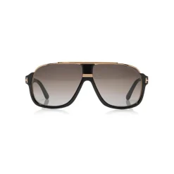 Tom Ford Eyewear Tom Ford - Elliot Square Sunglasses - Square Sunglasses - Shiny Black - FT0335 - Sunglasses - - Avvenice^ Sunglasses & Eyewear