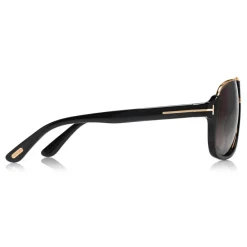 Tom Ford Eyewear Tom Ford - Elliot Square Sunglasses - Square Sunglasses - Shiny Black - FT0335 - Sunglasses - - Avvenice^ Sunglasses & Eyewear