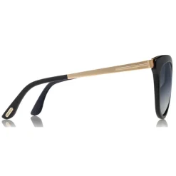 Tom Ford Eyewear Tom Ford - Emma Sunglasses - Cat-Eye Acetate Sunglasses - Black - FT0461-M - Sunglasses - - Avvenice