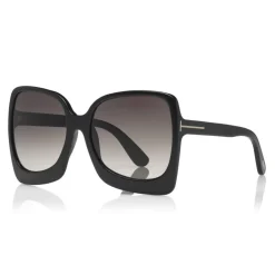 Tom Ford Eyewear Tom Ford - Emmanuella Sunglasses - Butterfly Acetate Sunglasses - FT0618 - Black - - Avvenice^ Sunglasses & Eyewear