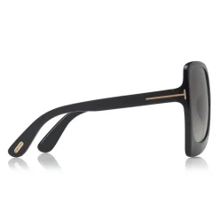 Tom Ford Eyewear Tom Ford - Emmanuella Sunglasses - Butterfly Acetate Sunglasses - FT0618 - Black - - Avvenice^ Sunglasses & Eyewear