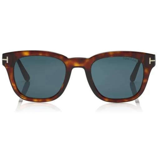 Tom Ford Eyewear Tom Ford - Eugenio Sunglasses - Square Acetate Sunglasses - Red Havana - FT0676 - Sunglasses - - Avvenice