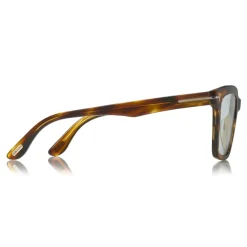 Tom Ford Eyewear Tom Ford - Fausto Sunglasses - Soft Rectangular Acetate Sunglasses - FT0646 - Havana - - Avvenice^ Sunglasses & Eyewear