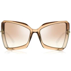 Tom Ford Eyewear Tom Ford - Gia Sunglasses - Butterfly Acetate Sunglasses - Beige - FT0766 - Sunglasses - - Avvenice^ Sunglasses & Eyewear