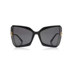 Tom Ford Eyewear Tom Ford - Gia Sunglasses - Butterfly Acetate Sunglasses - Grey - FT0766 - Sunglasses - - Avvenice