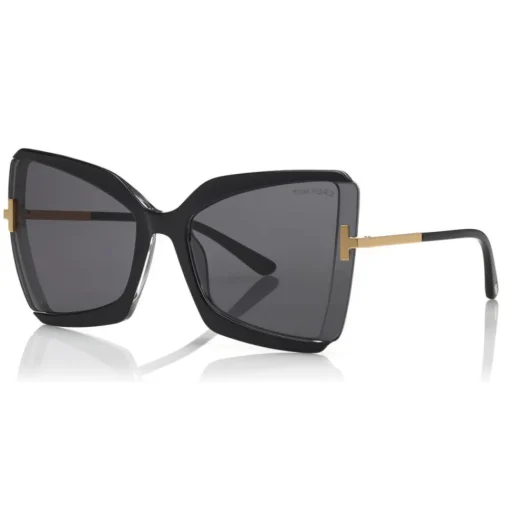 Tom Ford Eyewear Tom Ford - Gia Sunglasses - Butterfly Acetate Sunglasses - Grey - FT0766 - Sunglasses - - Avvenice