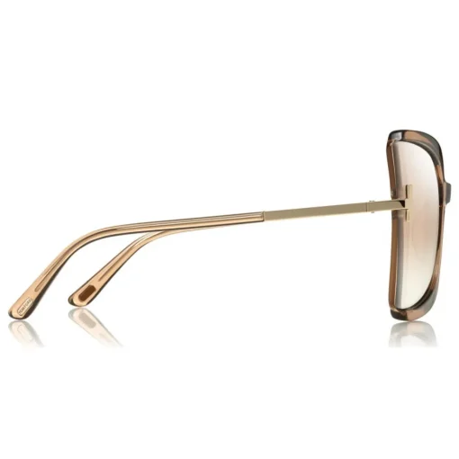 Tom Ford Eyewear Tom Ford - Gia Sunglasses - Butterfly Acetate Sunglasses - Beige - FT0766 - Sunglasses - - Avvenice^ Sunglasses & Eyewear