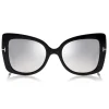 Tom Ford Eyewear Tom Ford - Gianna Sunglasses - Butterfly Acetate Sunglasses - Black - FT0609 - Sunglasses - - Avvenice^ Sunglasses & Eyewear