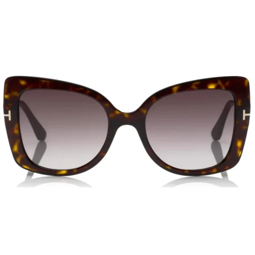 Tom Ford Eyewear Tom Ford - Gianna Sunglasses - Butterfly Acetate Sunglasses - Havana - FT0609 - Sunglasses - - Avvenice
