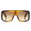 Tom Ford Eyewear Tom Ford - Gino Sunglasses - Square Acetate Sunglasses - FT0733 - Brown - - Avvenice^ Sunglasses & Eyewear