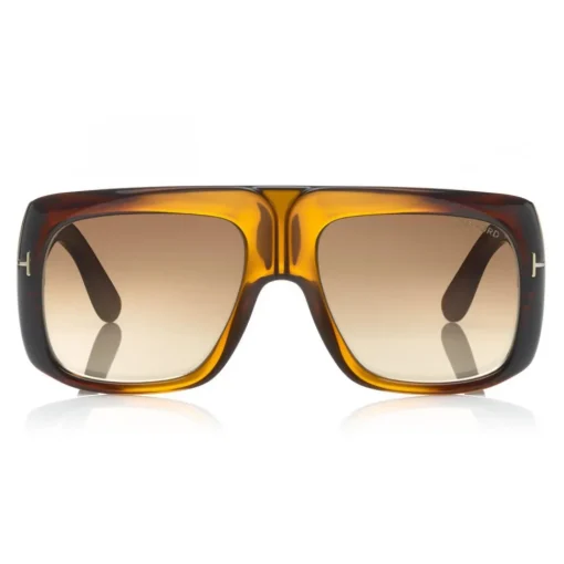 Tom Ford Eyewear Tom Ford - Gino Sunglasses - Square Acetate Sunglasses - FT0733 - Brown - - Avvenice^ Sunglasses & Eyewear