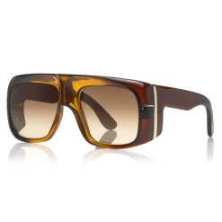 Tom Ford Eyewear Tom Ford - Gino Sunglasses - Square Acetate Sunglasses - FT0733 - Brown - - Avvenice^ Sunglasses & Eyewear