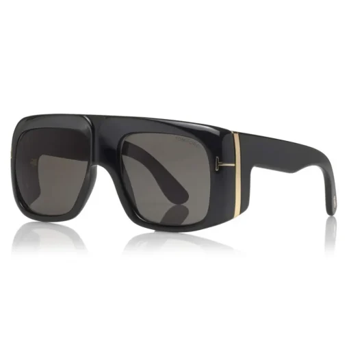 Tom Ford Eyewear Tom Ford - Gino Sunglasses - Square Acetate Sunglasses - FT0733 - Black - - Avvenice^ Sunglasses & Eyewear