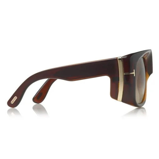 Tom Ford Eyewear Tom Ford - Gino Sunglasses - Square Acetate Sunglasses - FT0733 - Brown - - Avvenice^ Sunglasses & Eyewear