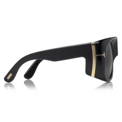 Tom Ford Eyewear Tom Ford - Gino Sunglasses - Square Acetate Sunglasses - FT0733 - Black - - Avvenice^ Sunglasses & Eyewear