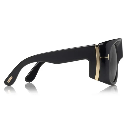 Tom Ford Eyewear Tom Ford - Gino Sunglasses - Square Acetate Sunglasses - FT0733 - Black - - Avvenice^ Sunglasses & Eyewear