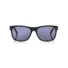 Tom Ford Eyewear Tom Ford - Giulio Sunglasses - Soft Squared Acetate Sunglasses - Black Blue - FT0698 - Sunglasses - - Avvenice^ Sunglasses & Eyewear