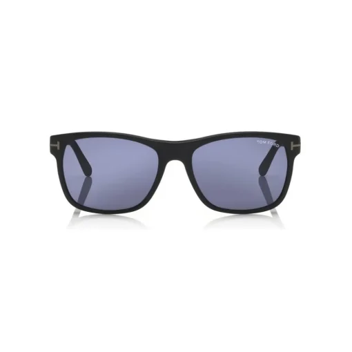 Tom Ford Eyewear Tom Ford - Giulio Sunglasses - Soft Squared Acetate Sunglasses - Black Blue - FT0698 - Sunglasses - - Avvenice^ Sunglasses & Eyewear