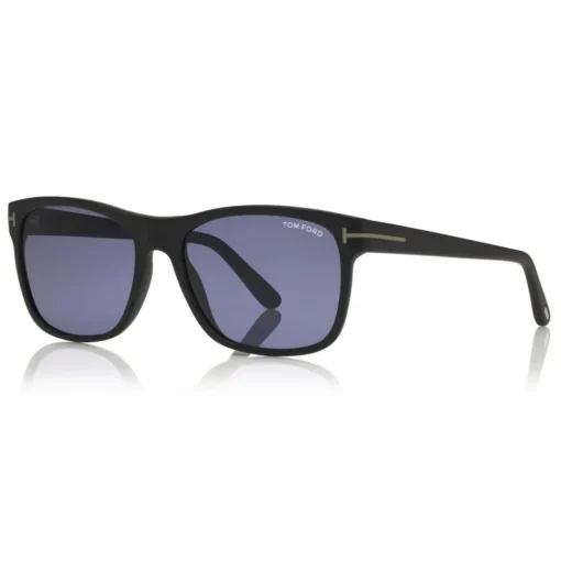 Tom Ford Eyewear Tom Ford - Giulio Sunglasses - Soft Squared Acetate Sunglasses - Black Blue - FT0698 - Sunglasses - - Avvenice^ Sunglasses & Eyewear