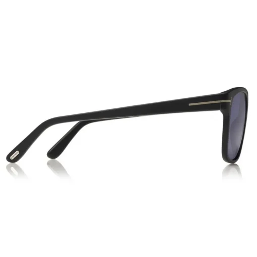 Tom Ford Eyewear Tom Ford - Giulio Sunglasses - Soft Squared Acetate Sunglasses - Black Blue - FT0698 - Sunglasses - - Avvenice^ Sunglasses & Eyewear