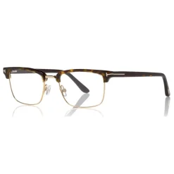 Tom Ford Eyewear Tom Ford - Half-Rim Optical Glasses - Half-Rim Optical Glasses - Dark Havana - FT5504 – Optical Glasses - - Avvenice^ Sunglasses & Eyewear