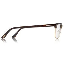 Tom Ford Eyewear Tom Ford - Half-Rim Optical Glasses - Half-Rim Optical Glasses - Dark Havana - FT5504 – Optical Glasses - - Avvenice^ Sunglasses & Eyewear