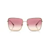 Tom Ford Eyewear Tom Ford - Heather Sunglasses - Square Metal Sunglasses - Pink - FT0739 - Sunglasses - - Avvenice