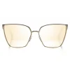 Tom Ford Eyewear Tom Ford - Helena Sunglasses - Square Acetate Sunglasses - FT0653 - Gold - - Avvenice