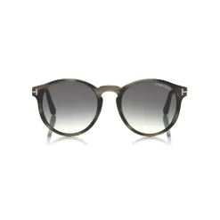 Tom Ford Eyewear Tom Ford - Ian Sunglasses - Round Acetate Sunglasses - Grey Peach - FT0591 - Sunglasses - - Avvenice^ Sunglasses & Eyewear