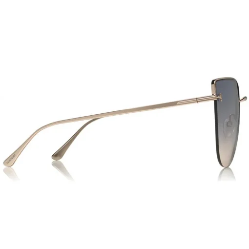 Tom Ford Eyewear Tom Ford - Ingrid Sunglasses - Cat-Eye Metal Sunglasses - Gold - FT0652 - Sunglasses - - Avvenice^ Sunglasses & Eyewear