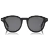 Tom Ford Eyewear Tom Ford - Jameson Sunglasses - Round Acetate Sunglasses - Black - FT0752-N - Sunglasses - - Avvenice^ Sunglasses & Eyewear