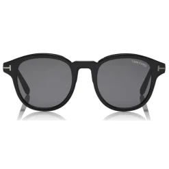 Tom Ford Eyewear Tom Ford - Jameson Sunglasses - Round Acetate Sunglasses - Black - FT0752-N - Sunglasses - - Avvenice^ Sunglasses & Eyewear