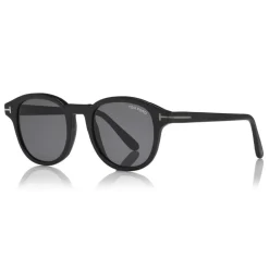Tom Ford Eyewear Tom Ford - Jameson Sunglasses - Round Acetate Sunglasses - Black - FT0752-N - Sunglasses - - Avvenice^ Sunglasses & Eyewear