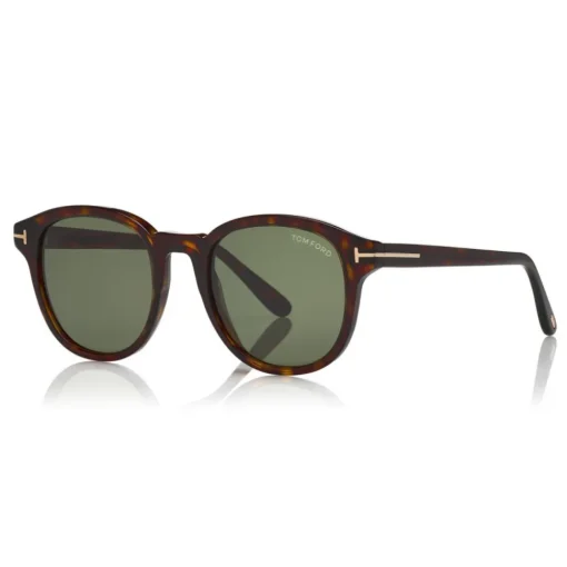 Tom Ford Eyewear Tom Ford - Jameson Sunglasses - Round Acetate Sunglasses - Dark Havana - FT0752 - Sunglasses - - Avvenice