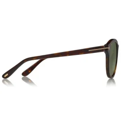 Tom Ford Eyewear Tom Ford - Jameson Sunglasses - Round Acetate Sunglasses - Dark Havana - FT0752 - Sunglasses - - Avvenice