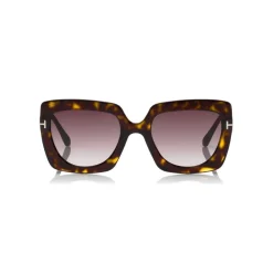 Tom Ford Eyewear Tom Ford - Jasmine Sunglasses - Square Acetate Sunglasses - Havana - FT0610 - Sunglasses - - Avvenice