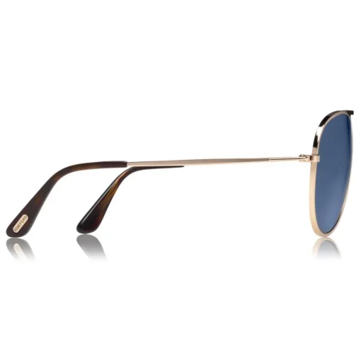 Tom Ford Eyewear Tom Ford - Jason Sunglasses - Pilot Style Sunglasses - Rose Gold Blue - FT0621 - Sunglasses - - Avvenice