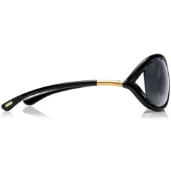 Tom Ford Eyewear Tom Ford - Jennifer Polarized Sunglasses - Square Acetate Sunglasses - Black - FT0008P - Sunglasses - - Avvenice^ Sunglasses & Eyewear