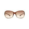 Tom Ford Eyewear Tom Ford - Jennifer Soft Square Sunglasses - Squared Acetate Sunglasses - Bronze - FT0008 - Sunglasses - - Avvenice