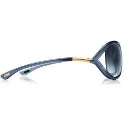 Tom Ford Eyewear Tom Ford - Jennifer Soft Square Sunglasses - Squared Acetate Sunglasses - Dark Grey - FT0008 - Sunglasses - - Avvenice^ Sunglasses & Eyewear