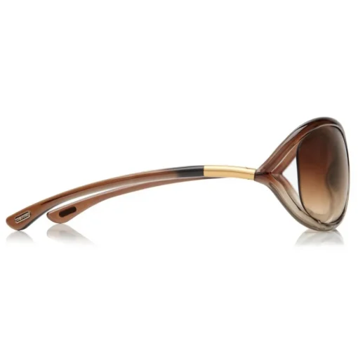 Tom Ford Eyewear Tom Ford - Jennifer Soft Square Sunglasses - Squared Acetate Sunglasses - Bronze - FT0008 - Sunglasses - - Avvenice