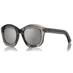 Tom Ford Eyewear Tom Ford - Julia Sunglasses - Square Acetate Sunglasses - Grey - FT0582 - Sunglasses - - Avvenice^ Sunglasses & Eyewear