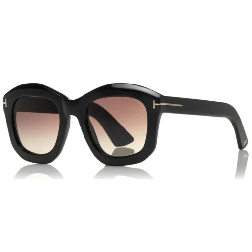 Tom Ford Eyewear Tom Ford - Julia Sunglasses - Square Acetate Sunglasses - Black - FT0582 - Sunglasses - - Avvenice
